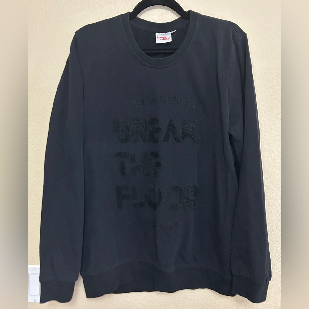Break the Floor Productions 1999 VTG Black Pullover Sweatshirt – Medium